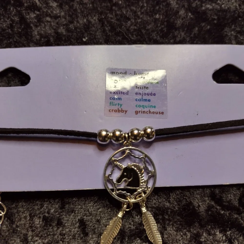 Claire's Unicorn Necklace Choker Ring Bracelet Earrings Friend Keychains & Charm